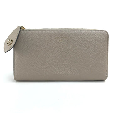 Louis Vuitton  Leather Long Wallet (Bi-Fold)