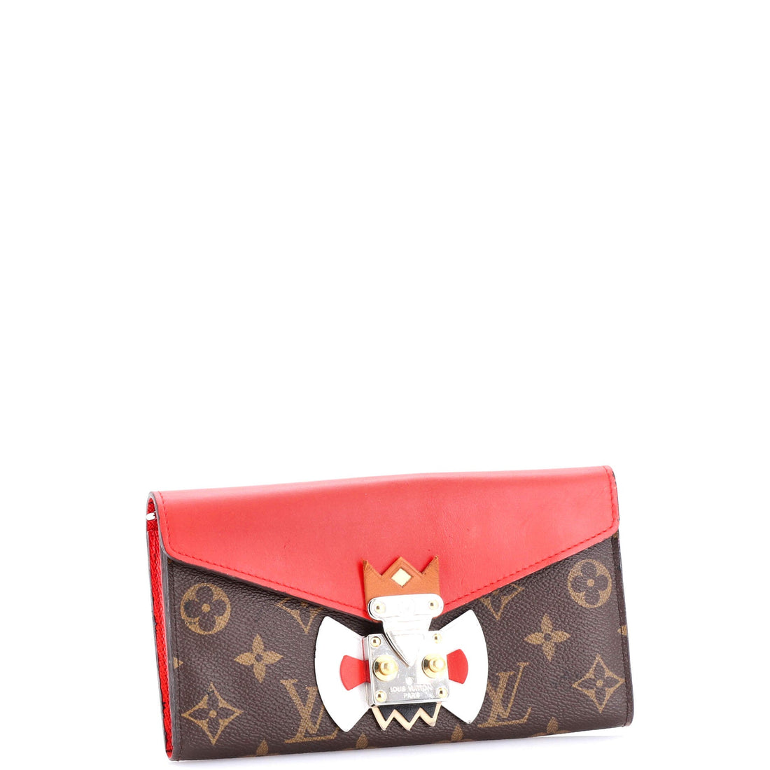 Tribal Mask Sarah Wallet Monogram Canvas and Leather