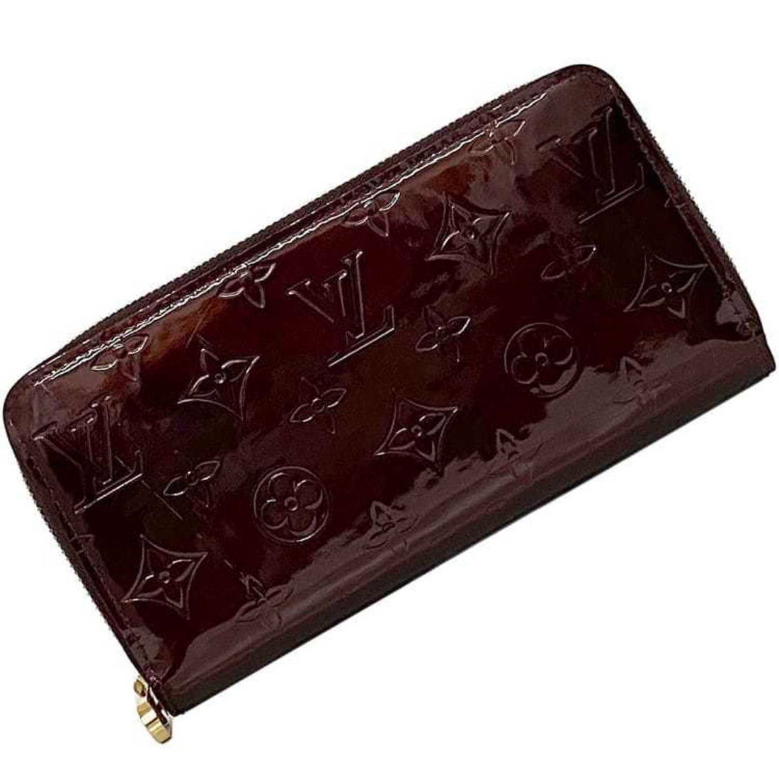 Louis Vuitton Amarante  Monogram Vernis Long Wallet (Bi-Fold)