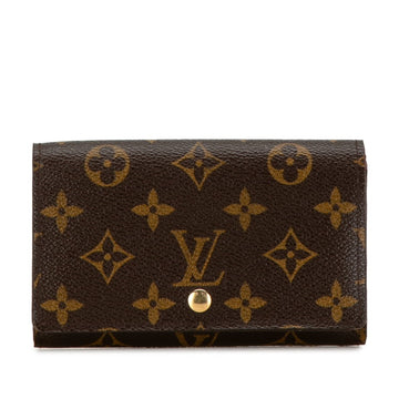 Louis Vuitton Monogram  Monogram Leather Pvc Wallet (Bi-Fold)