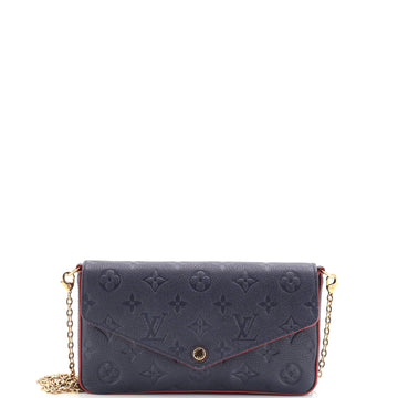 Felicie Pochette Monogram Empreinte Leather