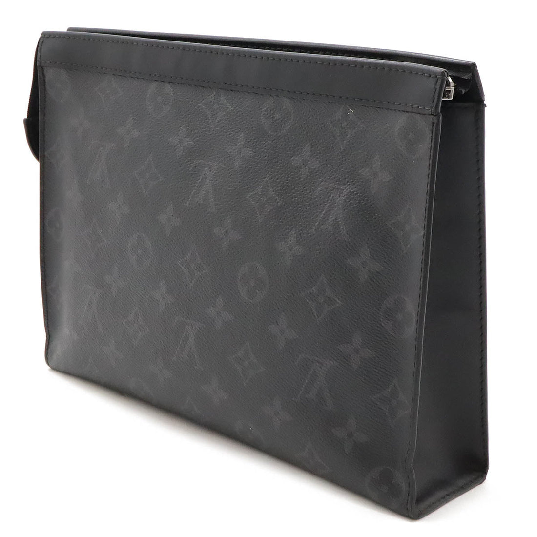 Louis Vuitton Monogram Eclipse Pochette Voyage MM Clutch M61692
