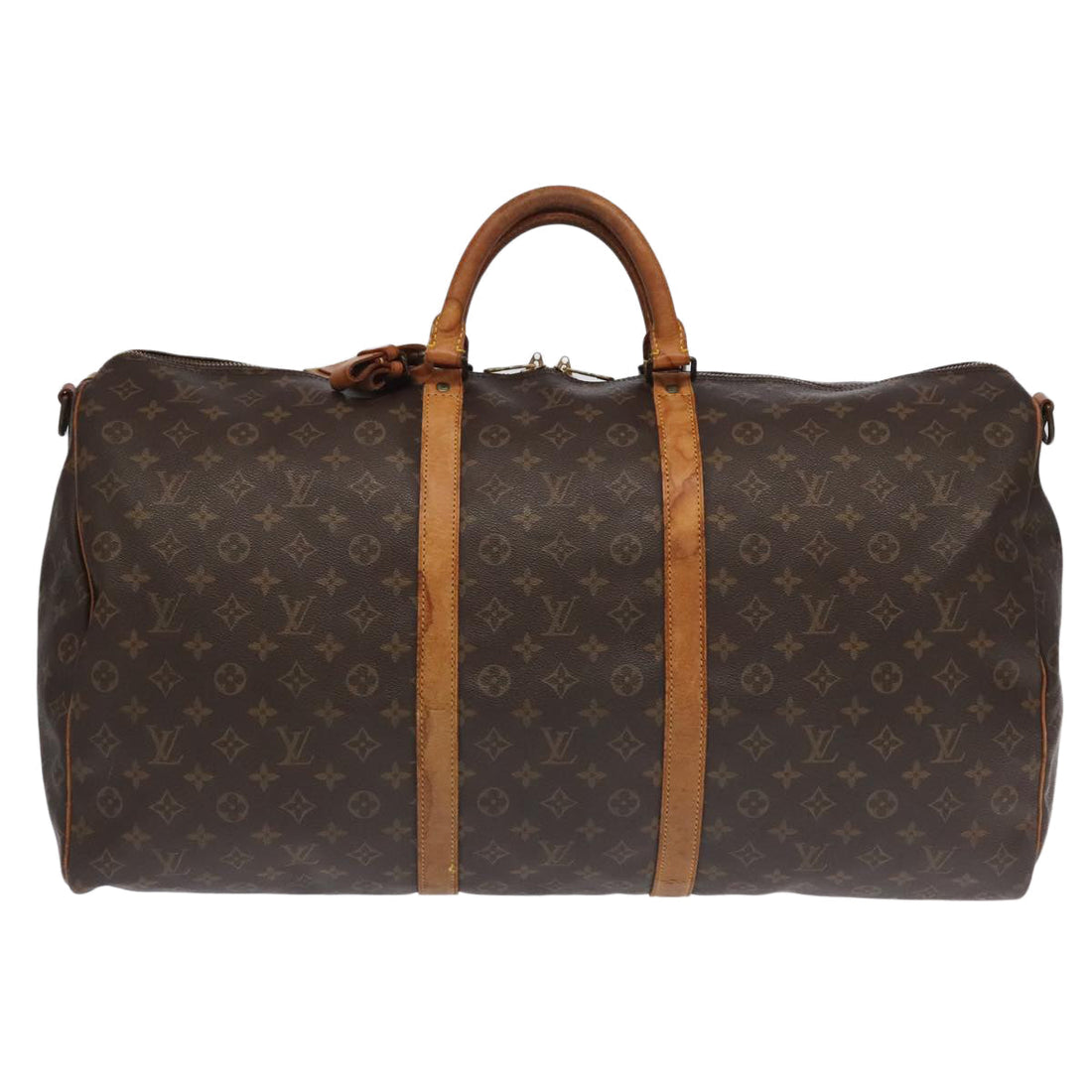Louis Vuitton Keepall Bandoulière 60  Canvas Travel Bag