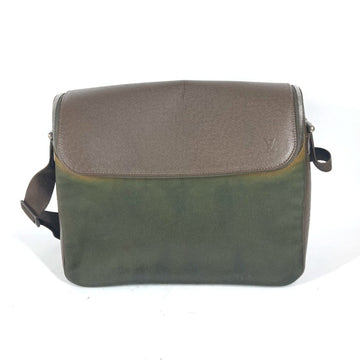 Louis Vuitton  Taiga Leather Nylon Messenger Bag Shoulder Bag