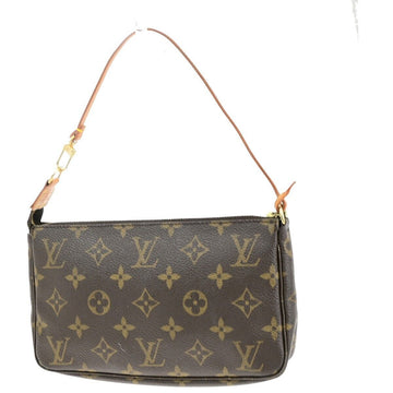 Louis Vuitton Pochette Accessoire  Canvas Clutch Bag