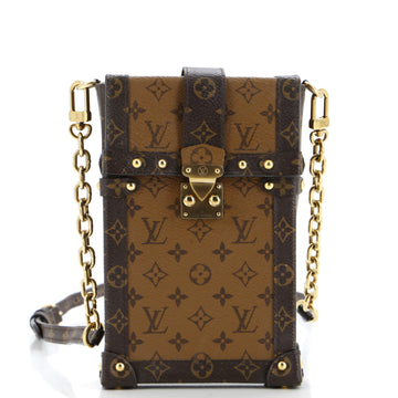 Vertical Trunk Pochette Reverse Monogram Canvas