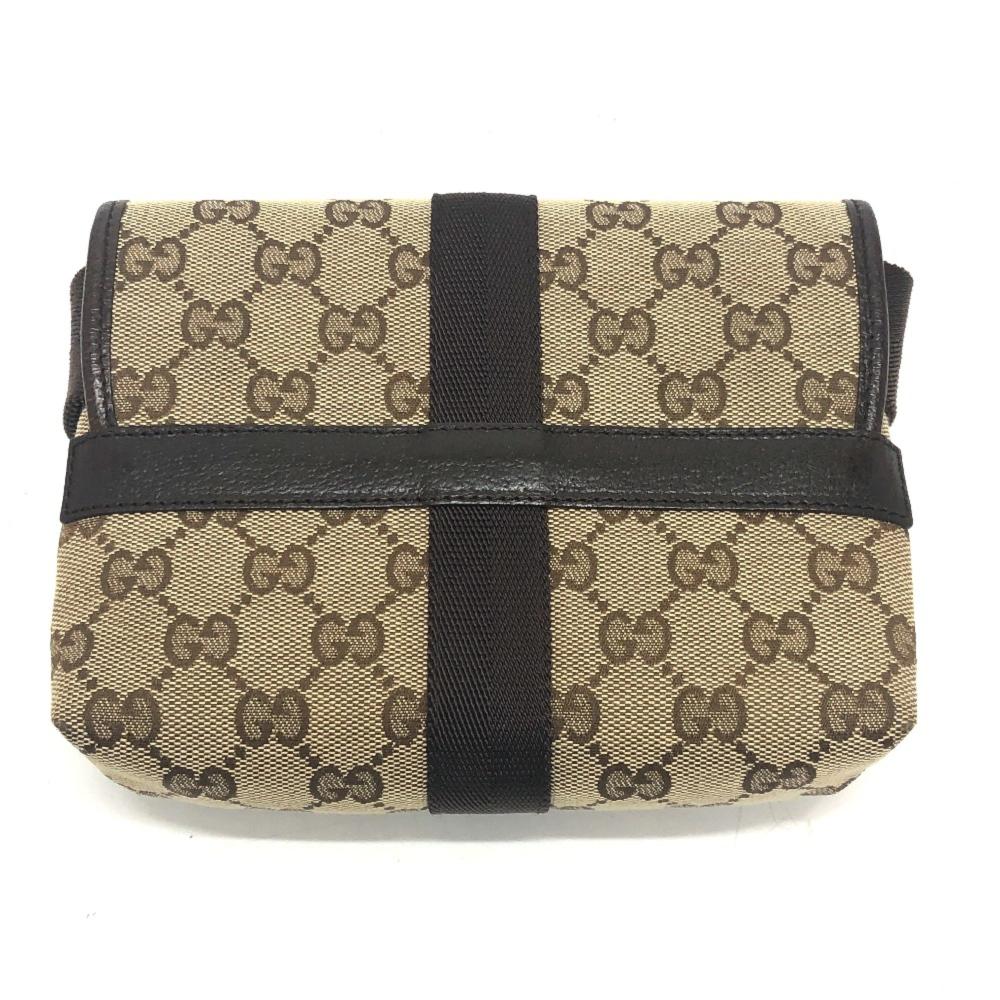 Beige Canvas Gucci Belt Bag