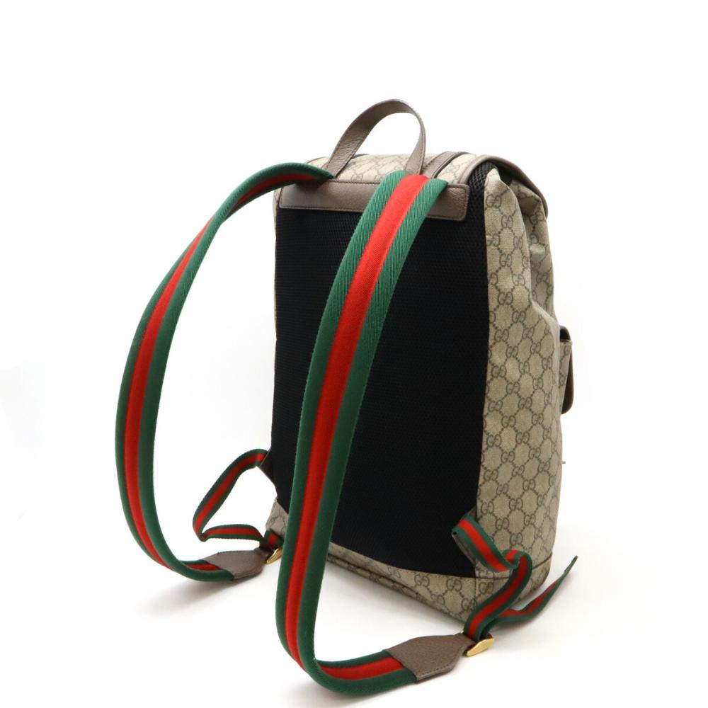 Beige Canvas Gucci Backpack