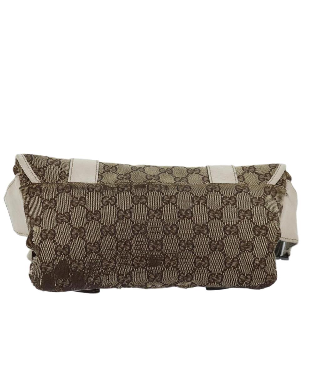 Beige Canvas Gucci Belt Bag