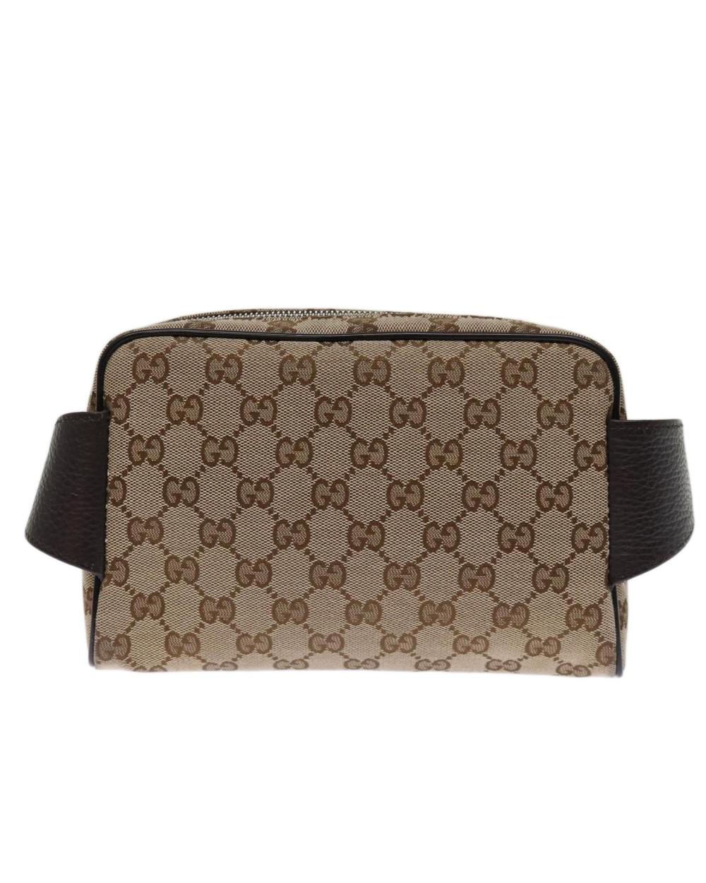Beige Canvas Gucci Belt Bag