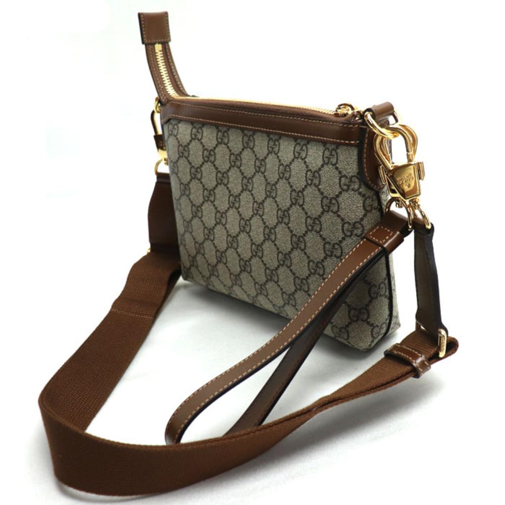 Beige Canvas Gucci Crossbody Bag