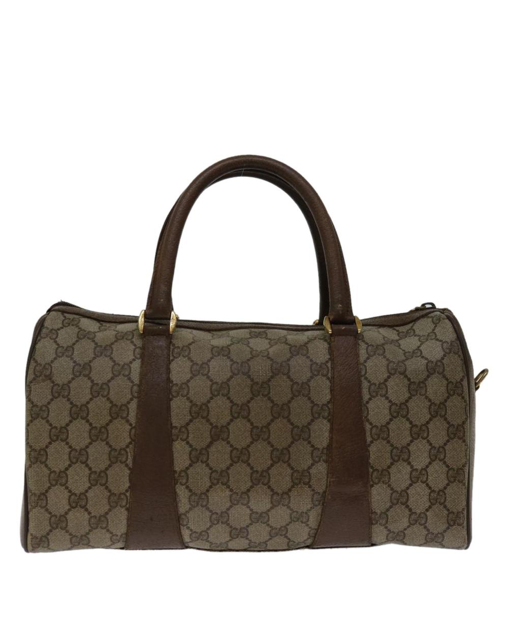 Beige Canvas Gucci Handbag
