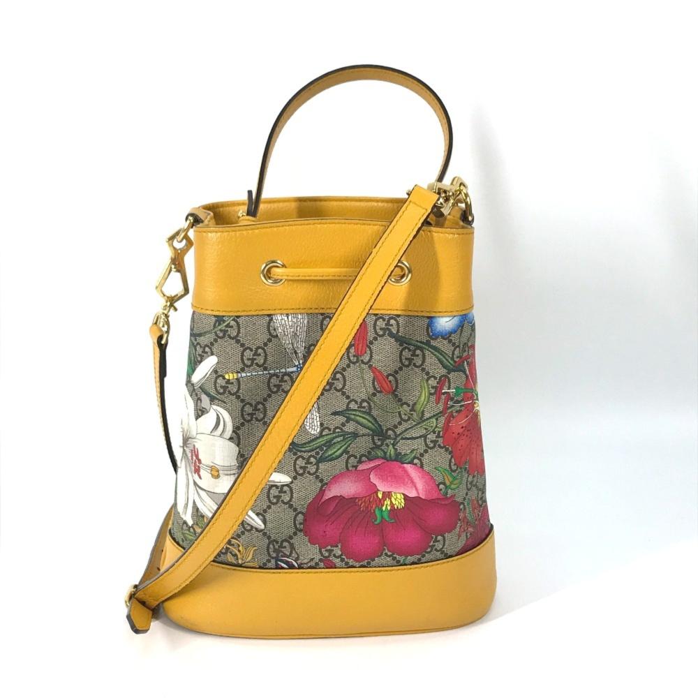 Beige Canvas Gucci Handbag