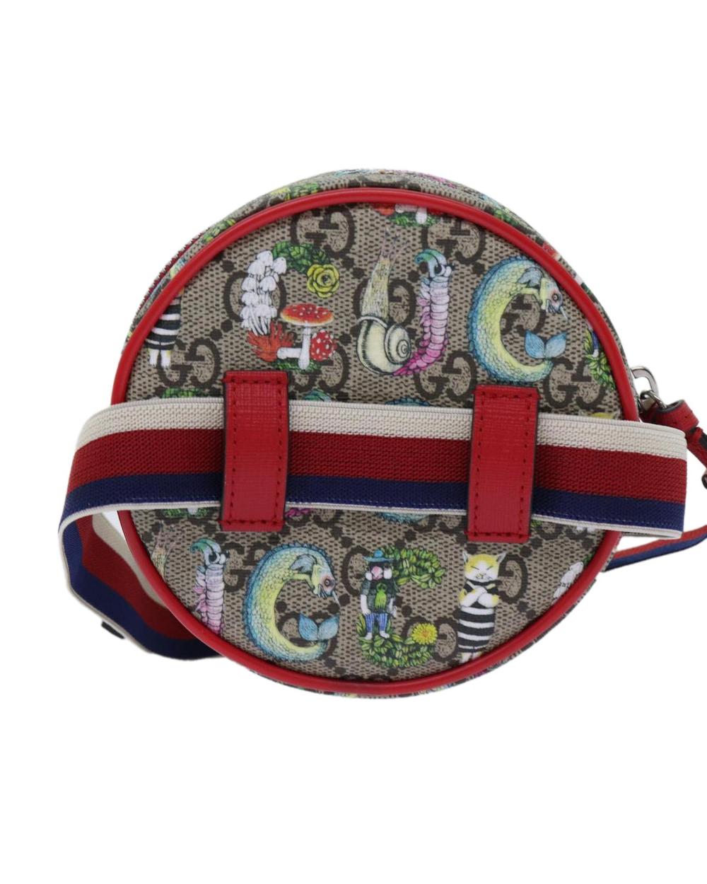 Beige Canvas Gucci Pouch