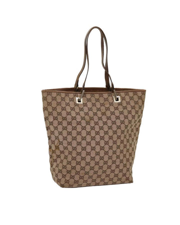 Beige Canvas Gucci Swing Tote