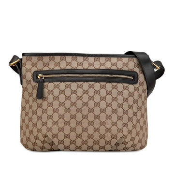 Beige Canvas Gucci Shoulder Bag