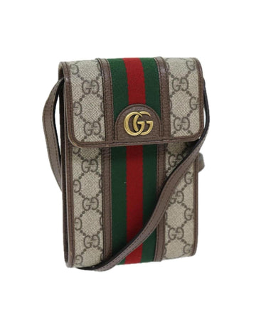 Beige Canvas Gucci Shoulder Bag