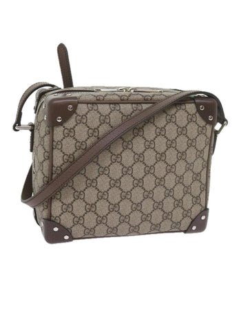 Beige Canvas Gucci Shoulder Bag
