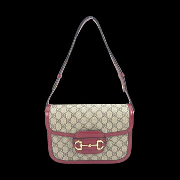 Beige Canvas Gucci Shoulder Bag