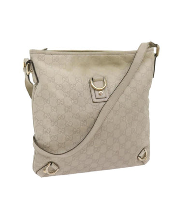 Beige Canvas Gucci Shoulder Bag