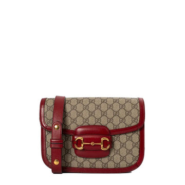 Beige Canvas Gucci Shoulder Bag