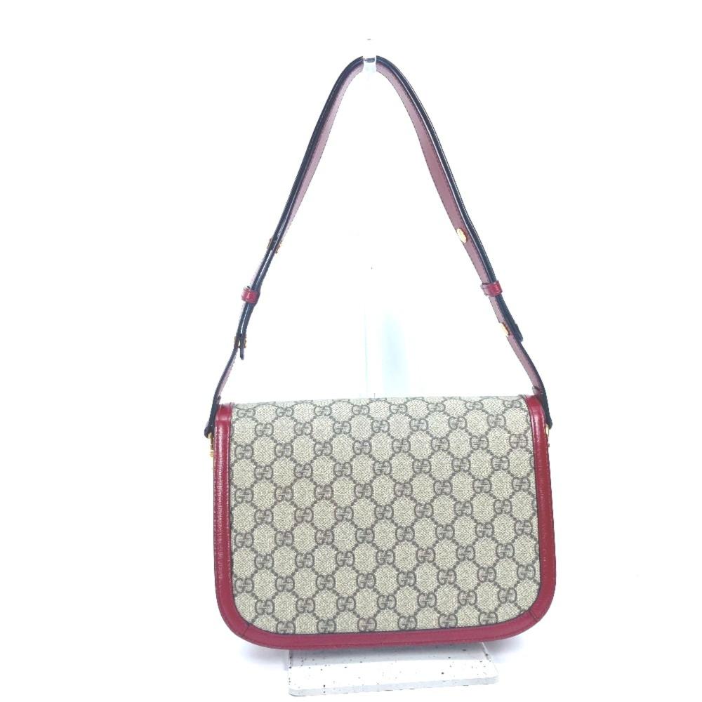 Beige Canvas Gucci Shoulder Bag