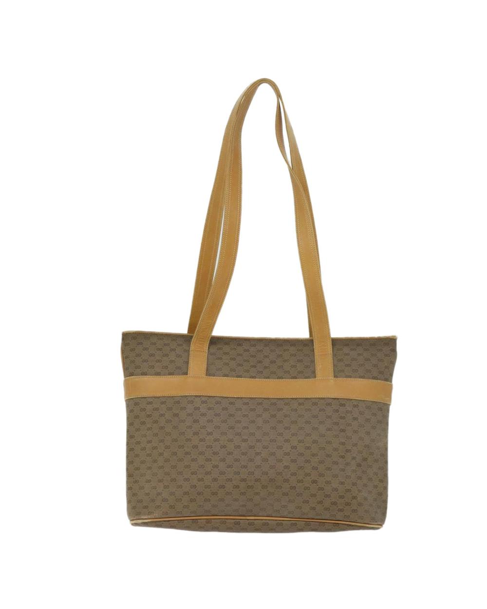 Beige Canvas Gucci Swing Tote