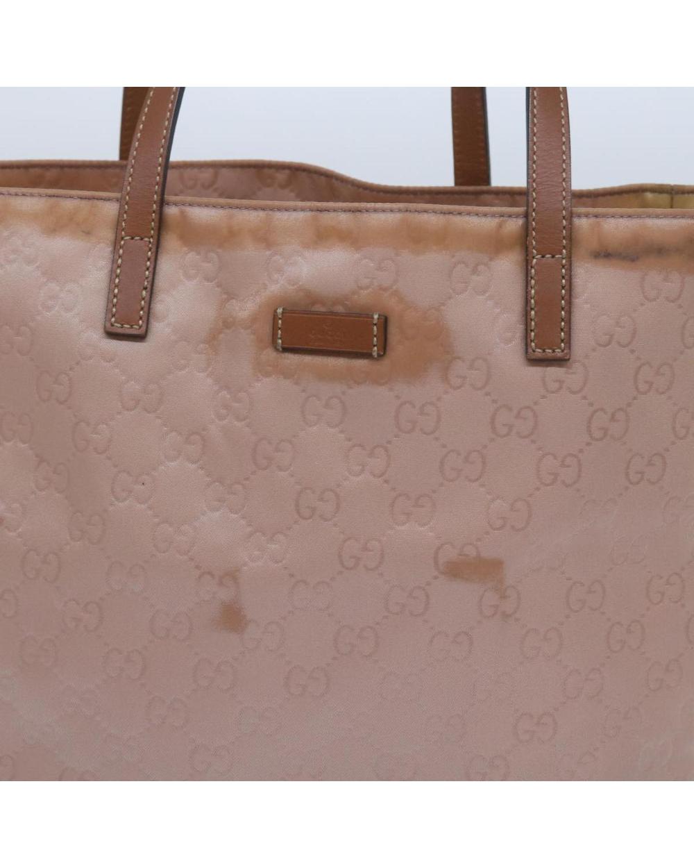 Beige Canvas Gucci Swing Tote