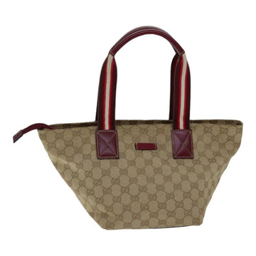 Beige Canvas Gucci Tote