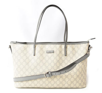 Beige Canvas Gucci Tote