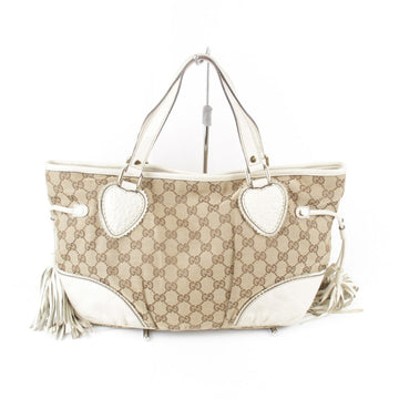 Beige Canvas Gucci Tote
