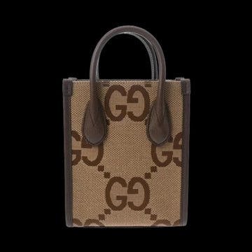 Beige Canvas Gucci Tote