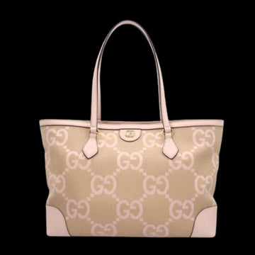 Beige Canvas Gucci Tote