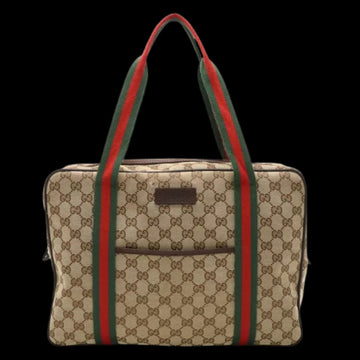 Beige Canvas Gucci Tote