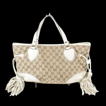 Beige Canvas Gucci Tote