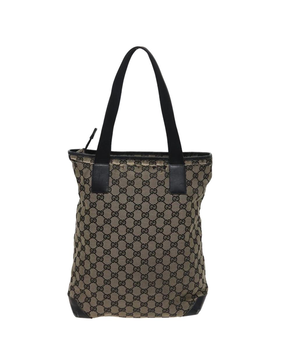 Beige Canvas Gucci Tote