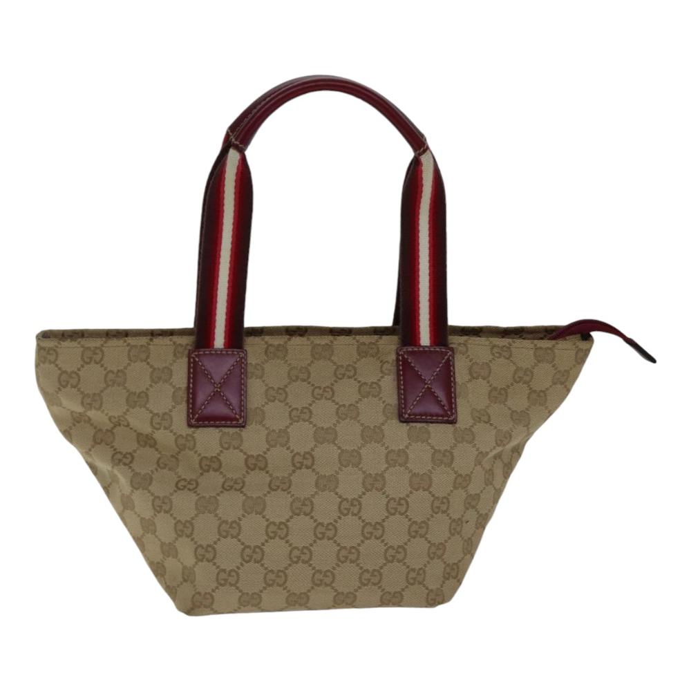 Beige Canvas Gucci Tote