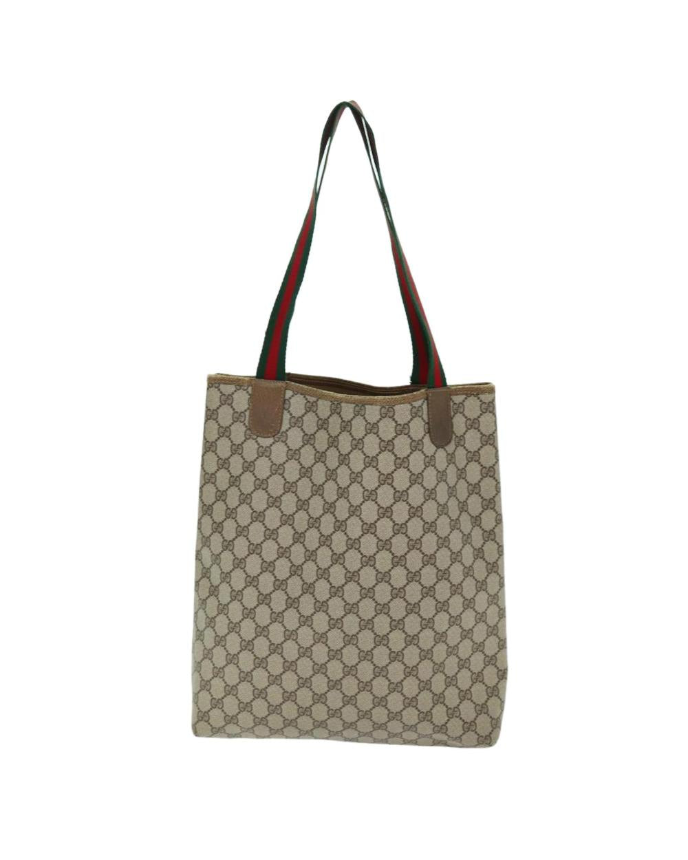 Beige Canvas Gucci Tote