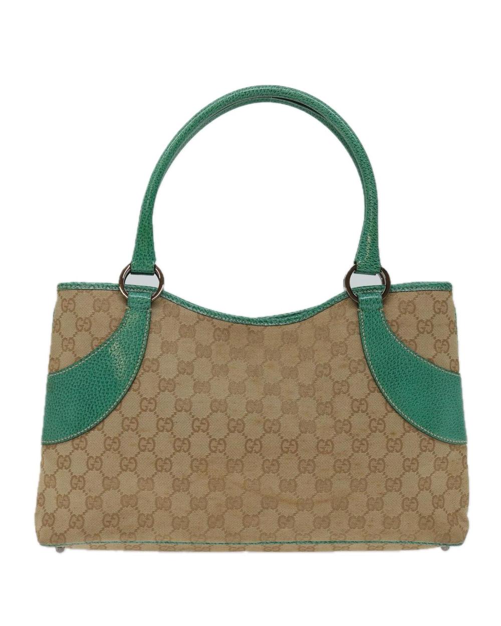 Beige Canvas Gucci Tote