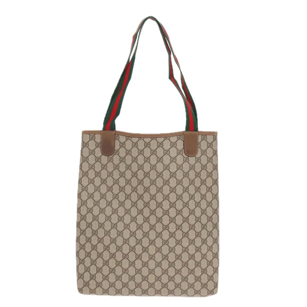 Beige Canvas Gucci Tote