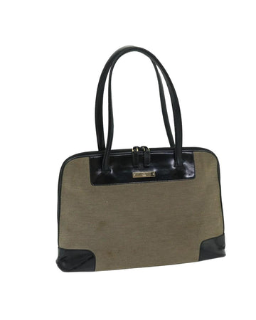 Beige Cotton Gucci Handbag