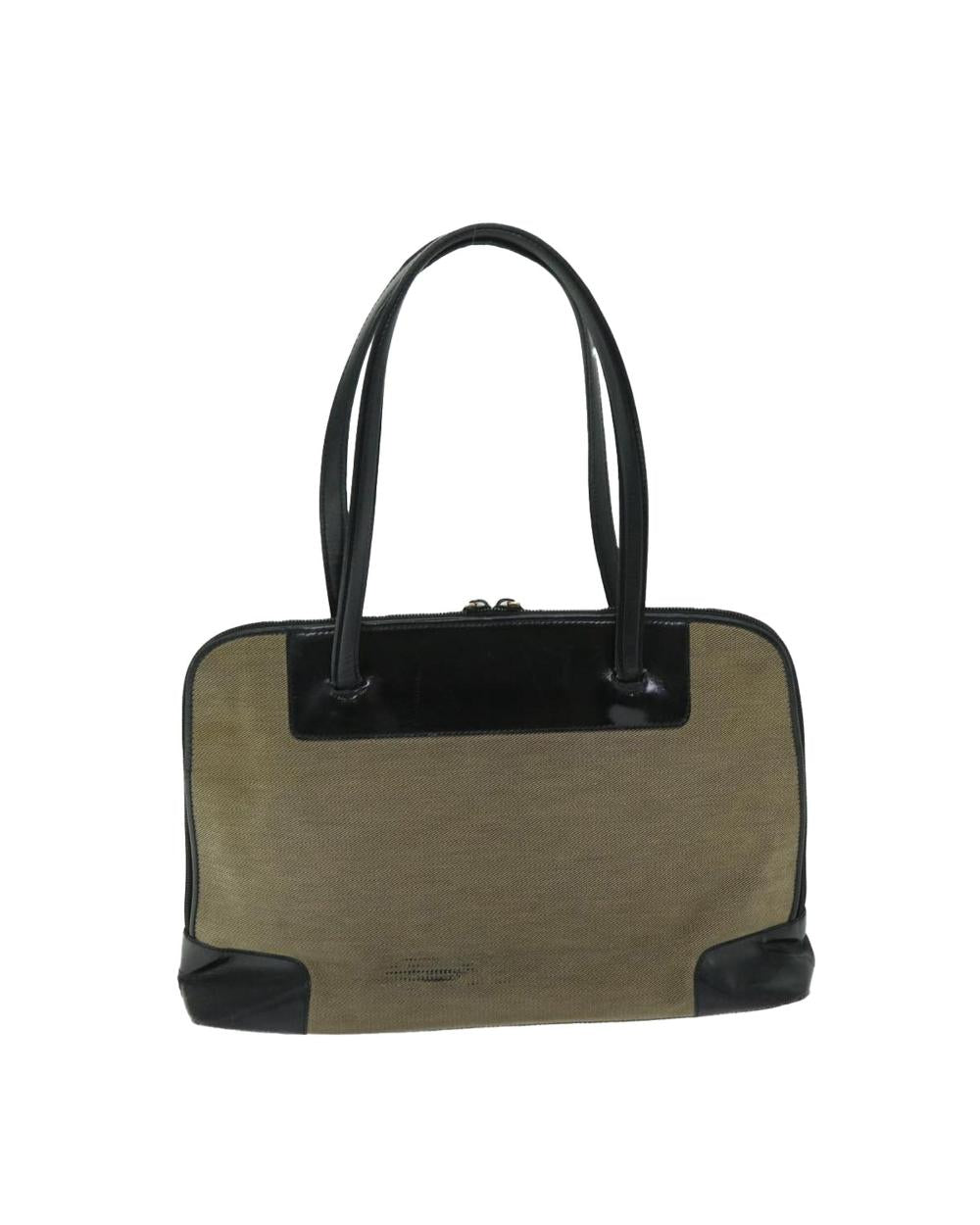 Beige Cotton Gucci Handbag