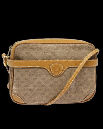 Beige Fabric Gucci Shoulder Bag