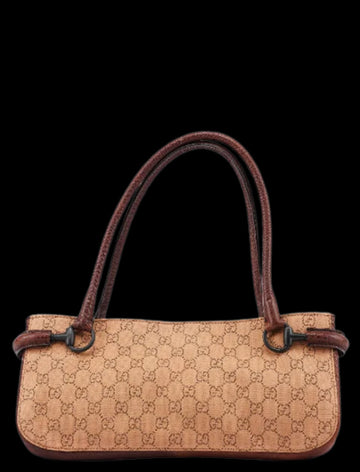 Beige Leather Gucci Tote