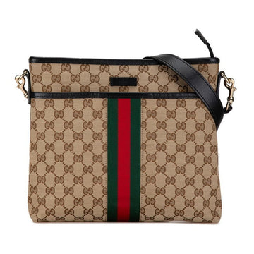 Beige Leather Gucci Shoulder Bag
