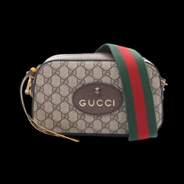 Beige Leather Gucci Shoulder Bag
