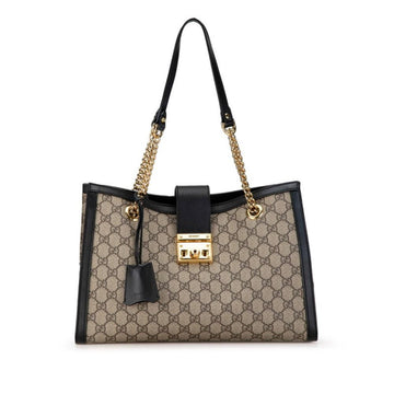 Beige Leather Gucci Shoulder Bag