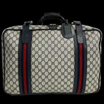Beige Leather Gucci Travel Bag