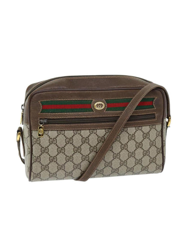 Beige Leather Gucci Shoulder Bag