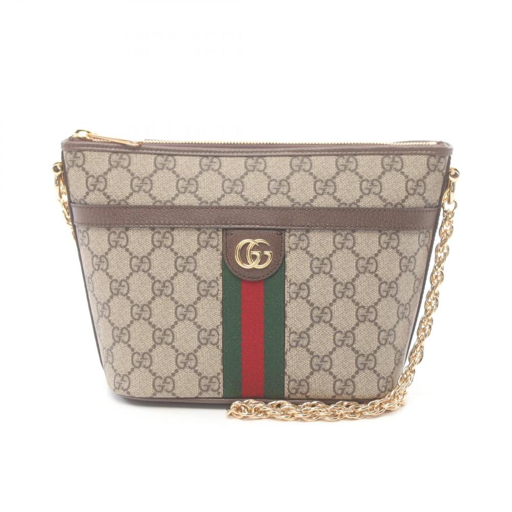 Beige Leather Gucci Ophidia